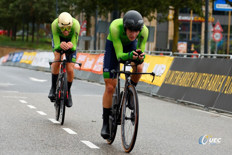 2023 UEC Road European Championships - Drenthe - Junior Mixed Team Relay - Emmen - Emmen 38, km - 21/09/2023 - Slovenia - photo Luca Bettini/SprintCyclingAgency?2023